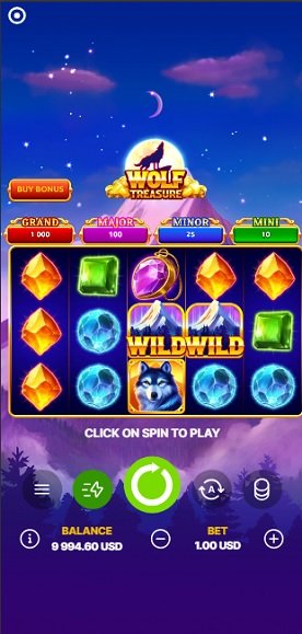 image Wolf Treasure Login
