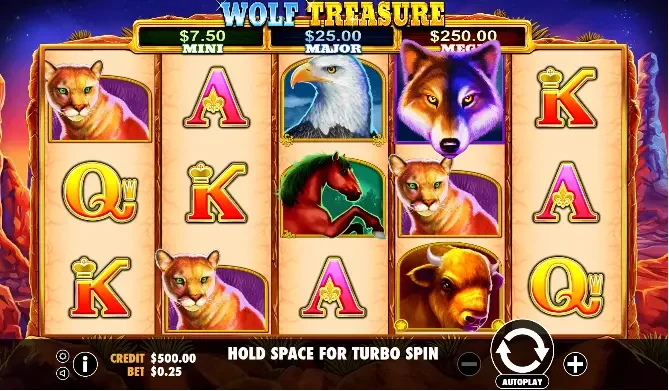 image Wolf Treasure Login